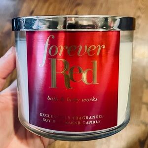 Bath & Body Works Forever Red Candle